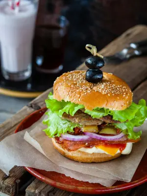 Hamburger Juicy Beef